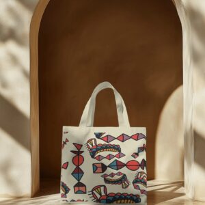 Light Colorful Pattern Printed Tote Bag